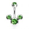 Piercing do pupíku - banánek mickey čirý