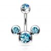 Piercing do pupíku - banánek mickey čirý