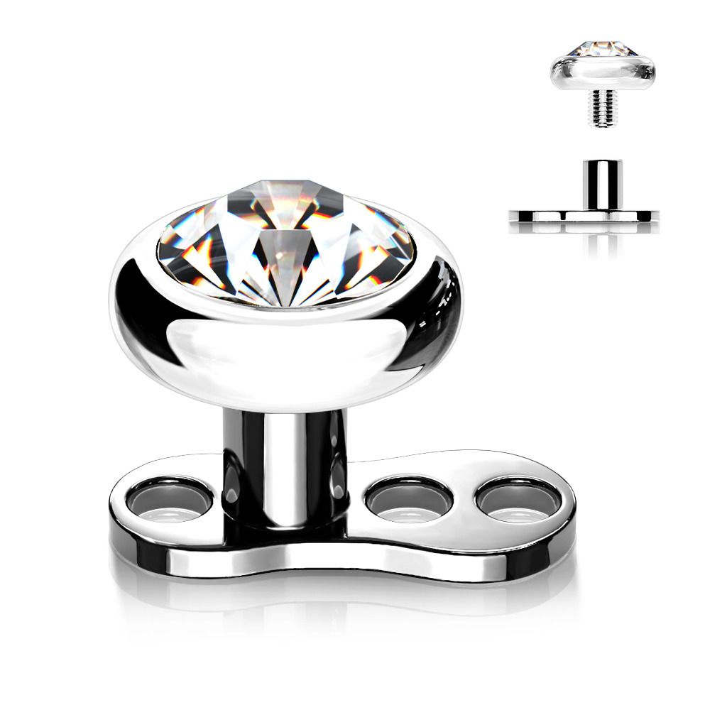 Kompletní microdermal piercing 1,6 mm (3 mm) - MD036C-03