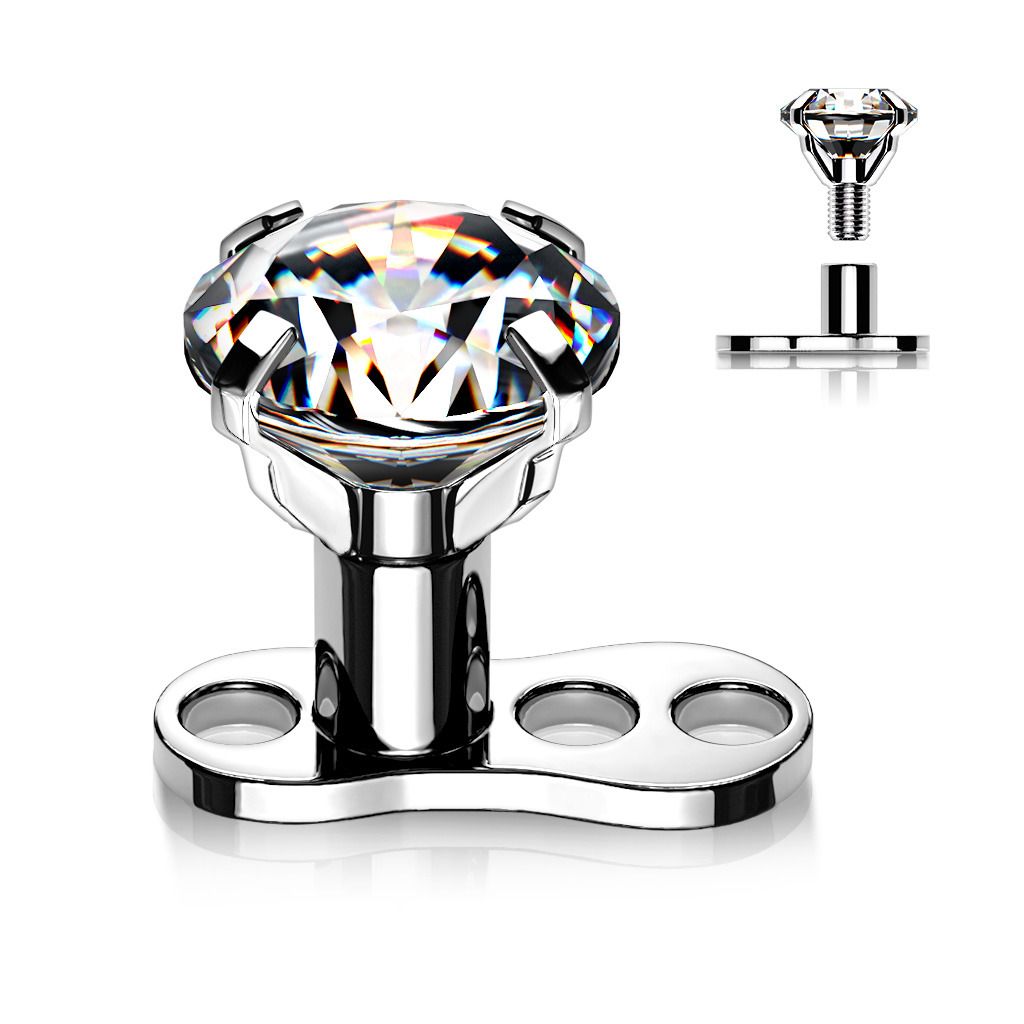 Kompletní microdermal piercing 1,6 mm (4 mm) - MD038C-04