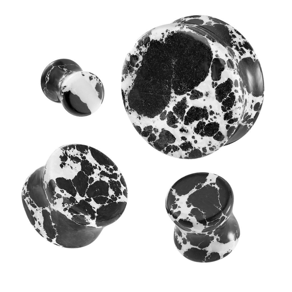 Mramorovaný plug do ucha (22 mm) - PL01279-22