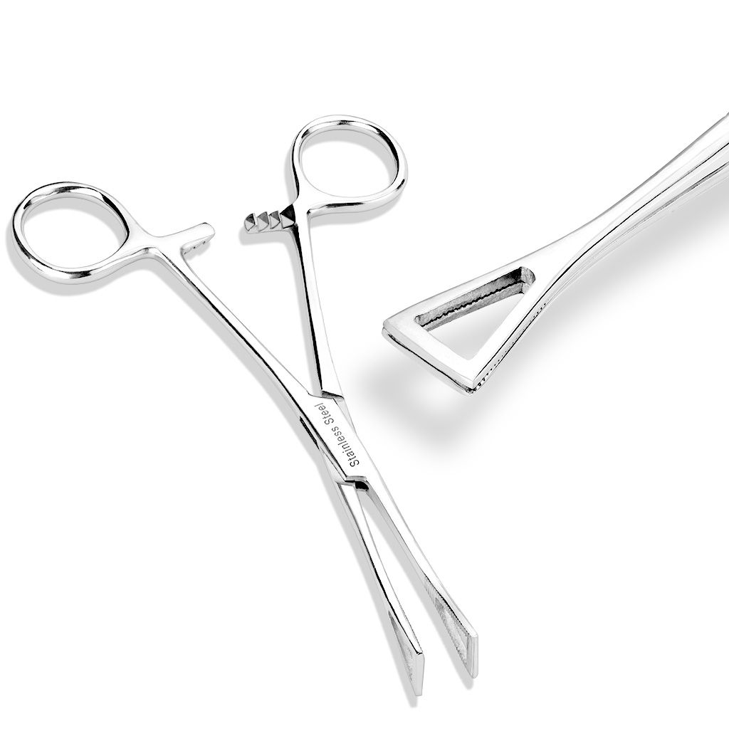 Levně Kleště na piercing trojúhelníkové