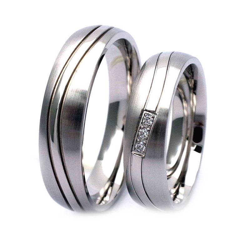 NUBIS NSS3011 Dámský snubní prsten se zirkonem ocel (60) - NSS3011-ZR-60