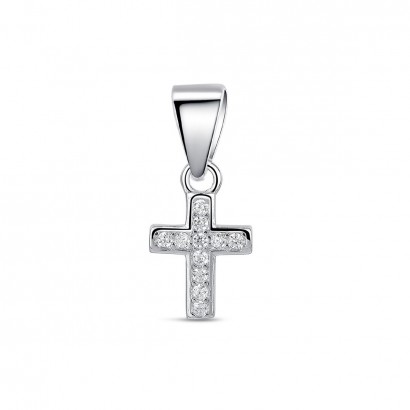Stříbrný přívěsek křížek malý