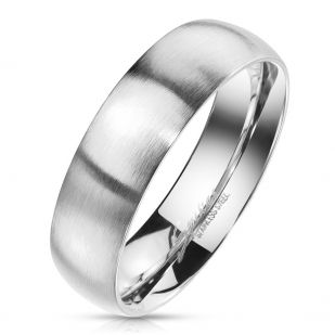 OPR0028 Dámský prsten matný, šíře 6 mm