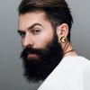 Dřevěný plug do ucha se zlaceným středem průměr 14 mm