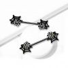 Piercing do bradavky pavouci