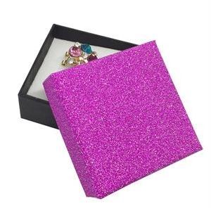 Dárková krabička růžová/černá