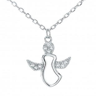 Střibrný náhrdelník andělíček