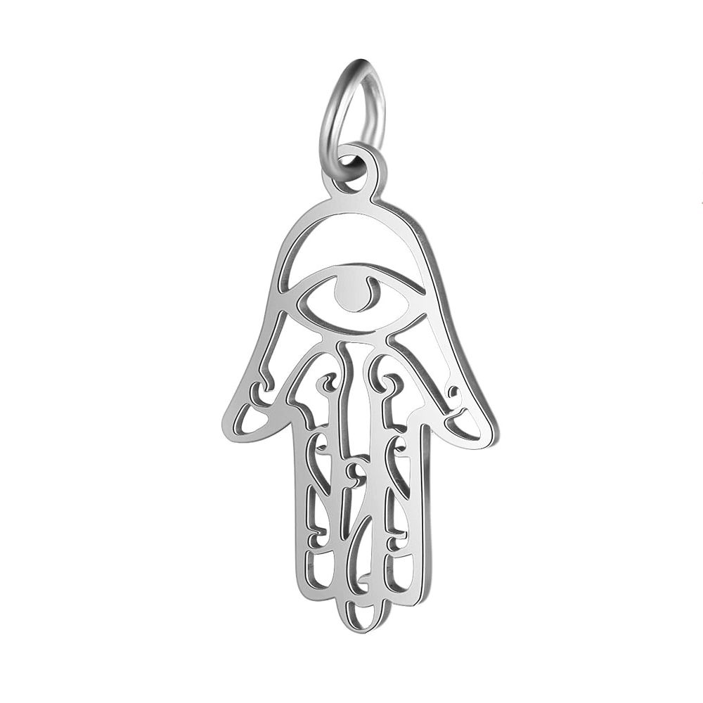 S4U Ocelový přívěsek hamsa - OK1411-ST