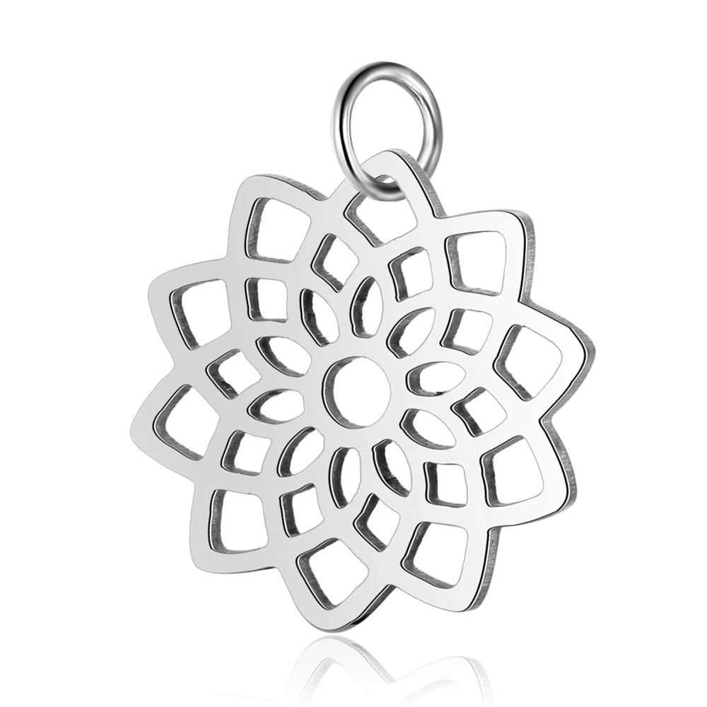 Levně S4U Ocelový přívěsek mandala - OK1398-ST