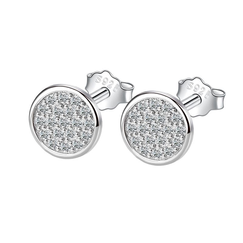 NUBIS Stříbrné náušnice se zirkony - NB-3729