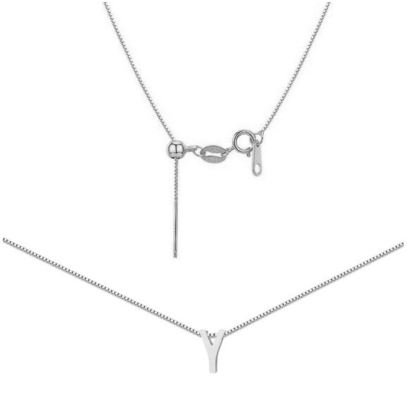 S4U Ocelový náhrdelník PÍSMENO Y - OPD0338-Y