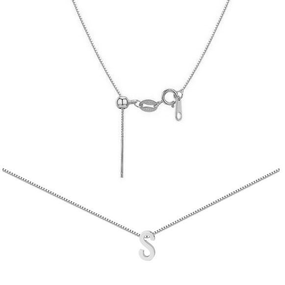 Levně S4U Ocelový náhrdelník PÍSMENO S - OPD0338-S