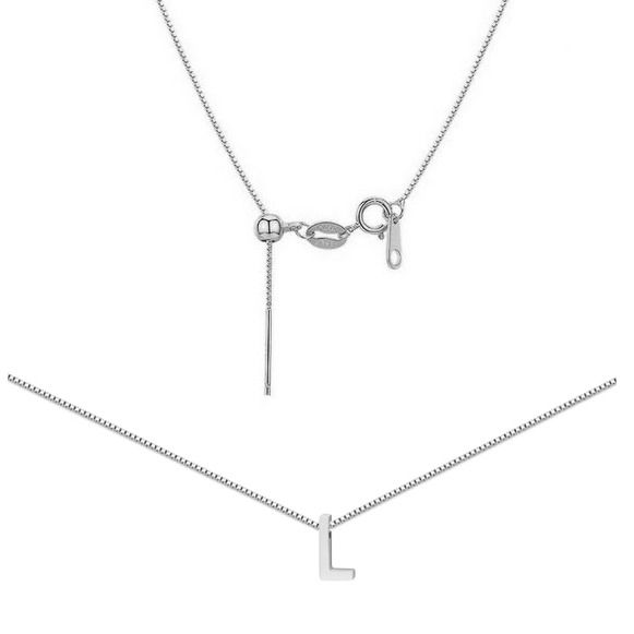 S4U Ocelový náhrdelník PÍSMENO L - OPD0338-L