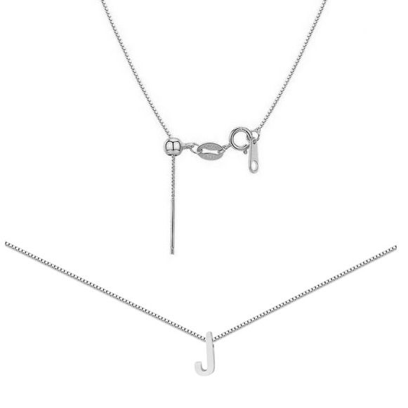 S4U Ocelový náhrdelník PÍSMENO J - OPD0338-J