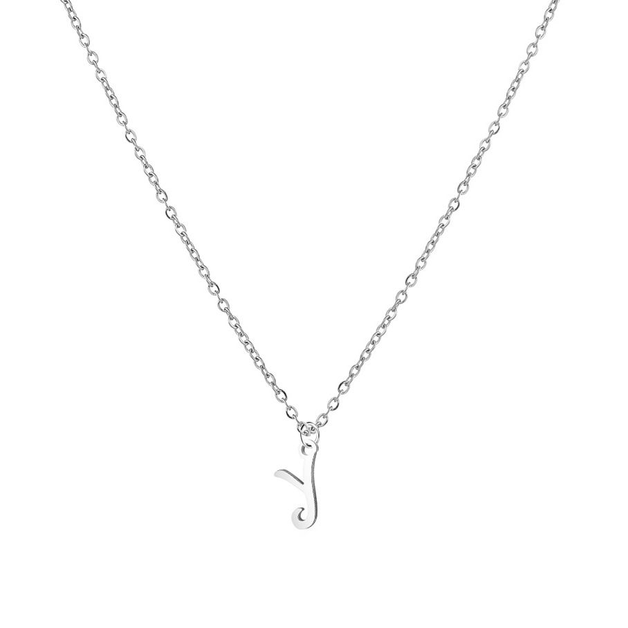 S4U Ocelový náhrdelník, písmeno Y - OPD0339-Y