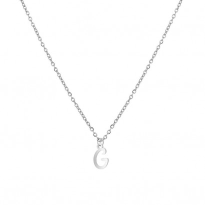 Ocelový náhrdelník, písmeno G