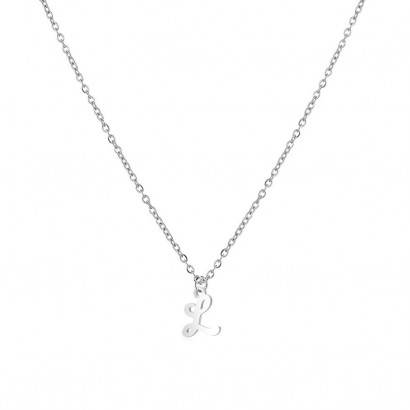 Ocelový náhrdelník, písmeno L