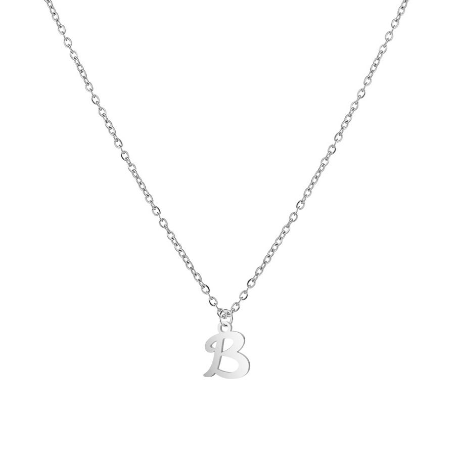 S4U Ocelový náhrdelník, písmeno B - OPD0339-B