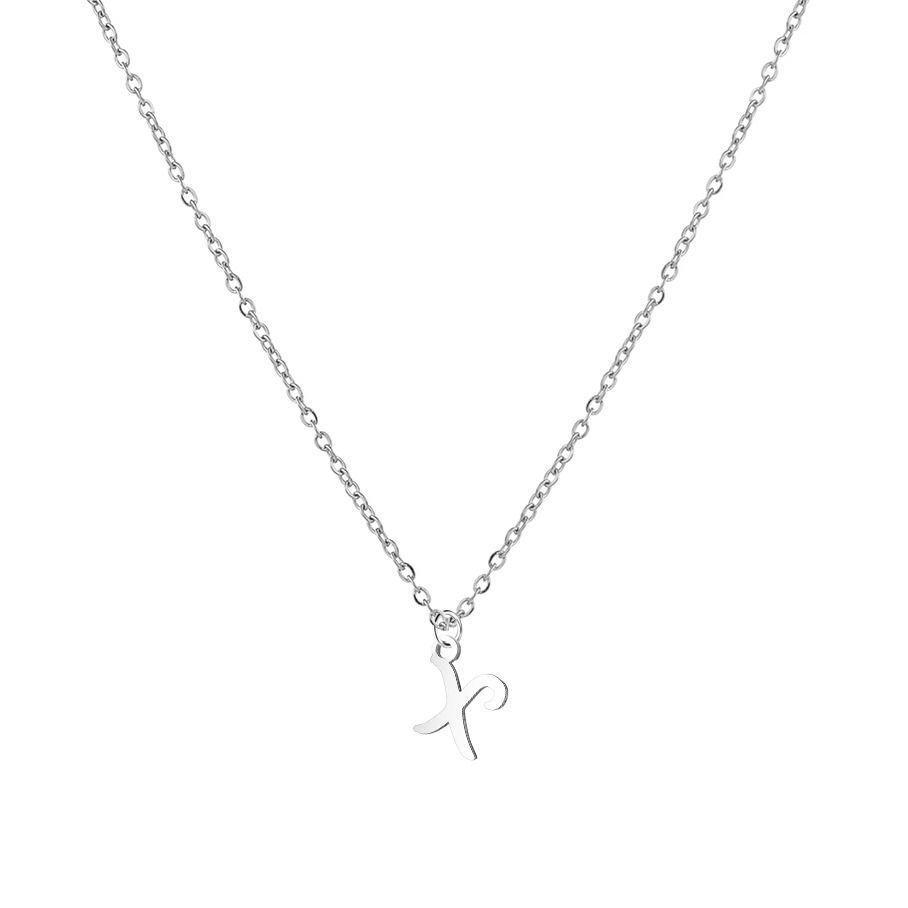 S4U Ocelový náhrdelník, písmeno X - OPD0339-X