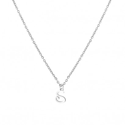 Ocelový náhrdelník, písmeno S