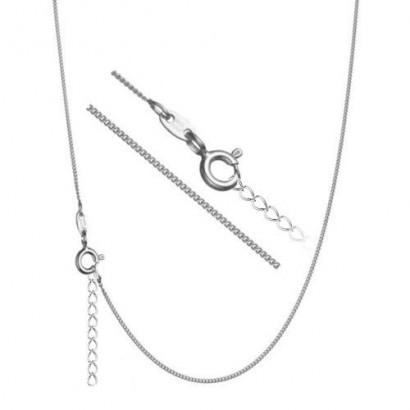 Stříbrný řetízek ”pancer”, tl. 1 mm (45 cm + 3 cm, 2,03 g)