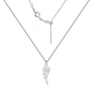 Stříbrný náhrdelník andělské křídlo