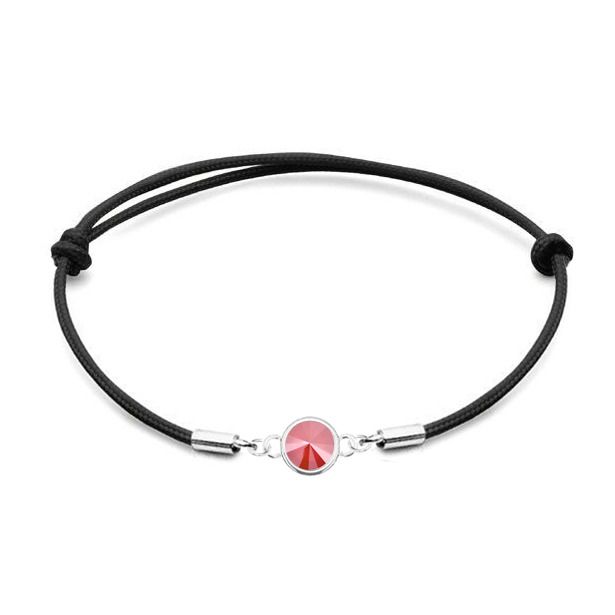 NUBIS Stříbrný náramek s Crystals from Swarovski Royal Red - SX129-RR