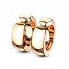 Náušnice klipsny chirurgická ocel (rosegold)
