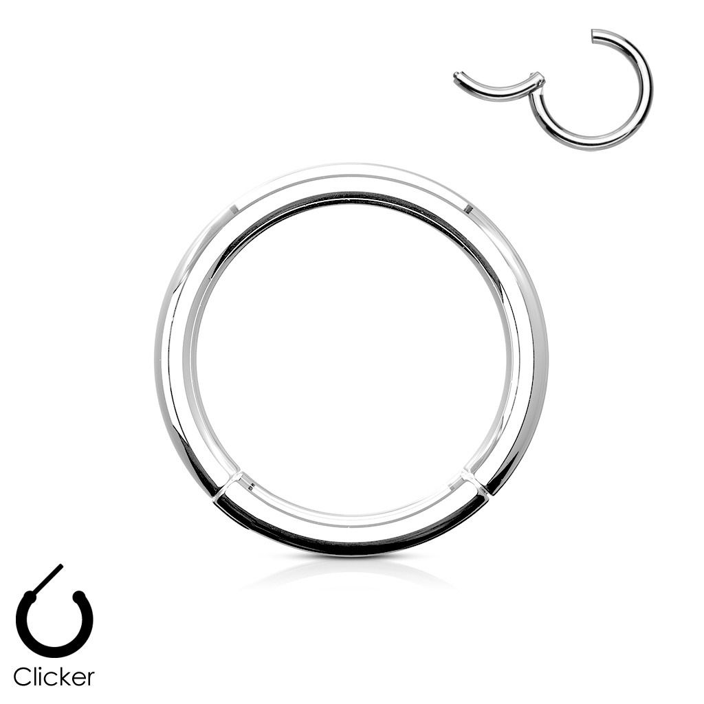 Levně Piercing segment kruh TITAN (1,2 x 7 mm) - TIT1028-1207