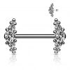 Piercing do bradavky z titanu (vitrail medium)
