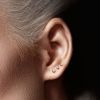 Labreta s čirým zirkonem (1,2 x 8 mm, 1,2mm kámen)