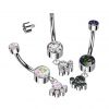 Piercing do pupíku - TITAN (duhový)