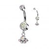 Piercing do pupíku - TITAN (duhový)