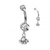 Piercing do pupíku - TITAN (duhový)