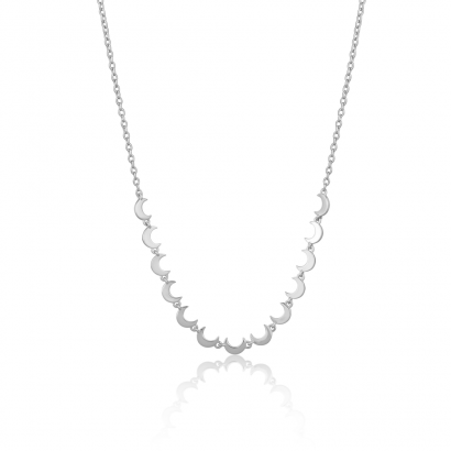 Stříbrný náhrdelník s měsíčky