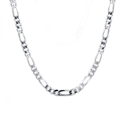 Stříbrný řetízek figaro střední 3,2 mm (55 cm)