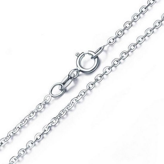 Stříbrný řetízek očkový, tl. 0,8 mm (36 cm, 1,35 g)