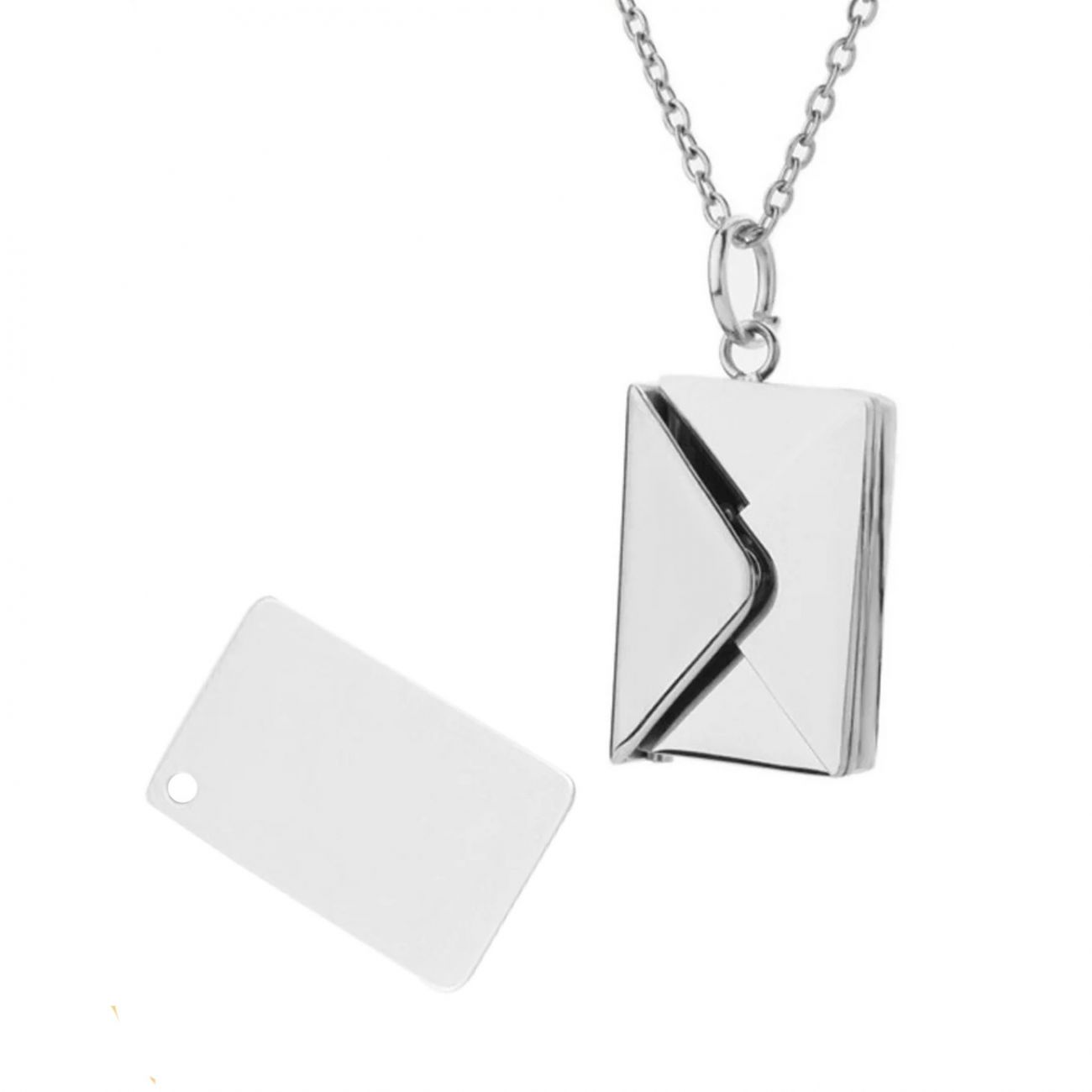S4U Ocelový náhrdelník obálka - OPD0337-ST