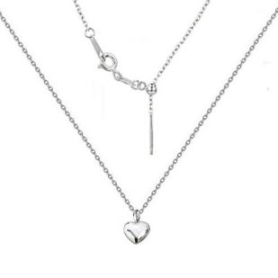 Dětský stříbrný náhrdelník se srdíčkem Crystals from Swarovski® Crystal