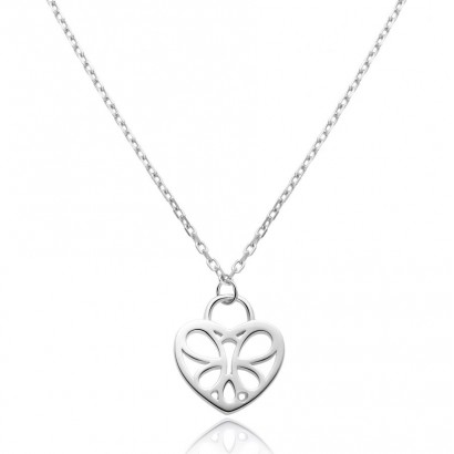 Stříbrný náhrdelník s motýlkem