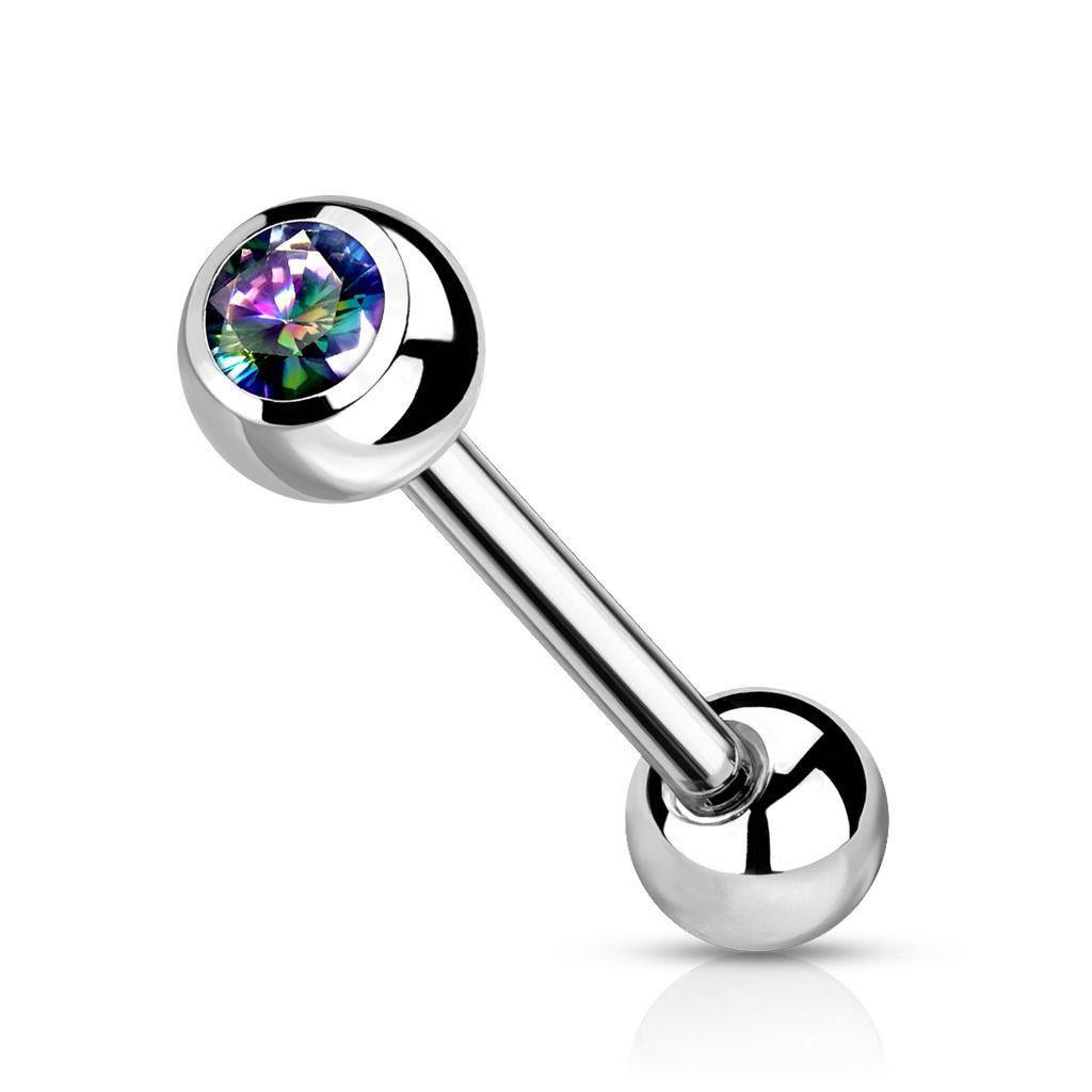 Levně Piercing do jazyku TITAN (vitrail medium) - TIT1017-VM