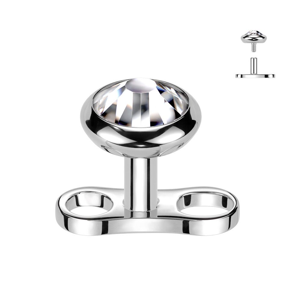 Levně Kompletní microdermal piercing TITAN, 1,6mm (5 mm) - MD039-05