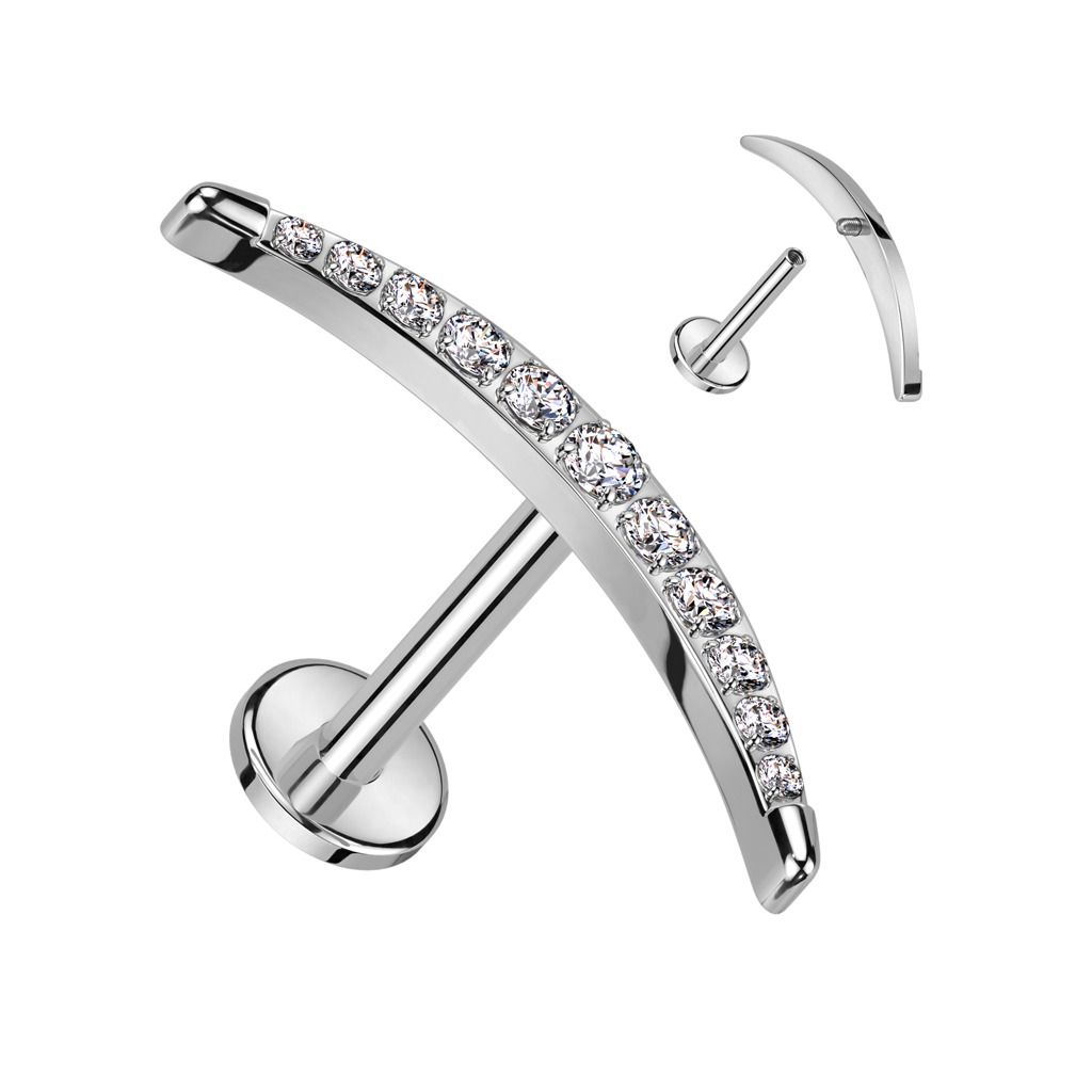 Levně S4U Piercing do brady - labreta TITAN (1,2 x 6 mm) - TIT1292-1206