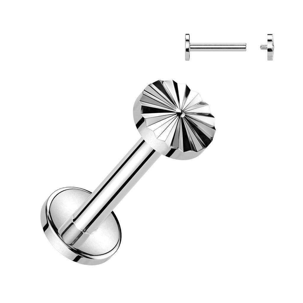 Levně S4U Piercing do brady - labreta TITAN (1,2 x 6 mm) - TIT1311-1206