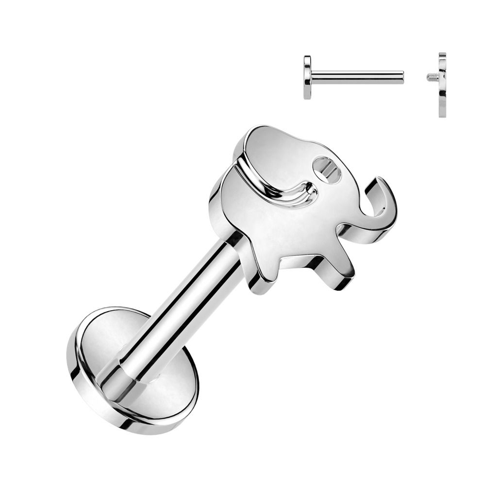 Levně S4U Piercing do brady slon - TITAN (1,2 x 6 mm) - TIT1312-1206