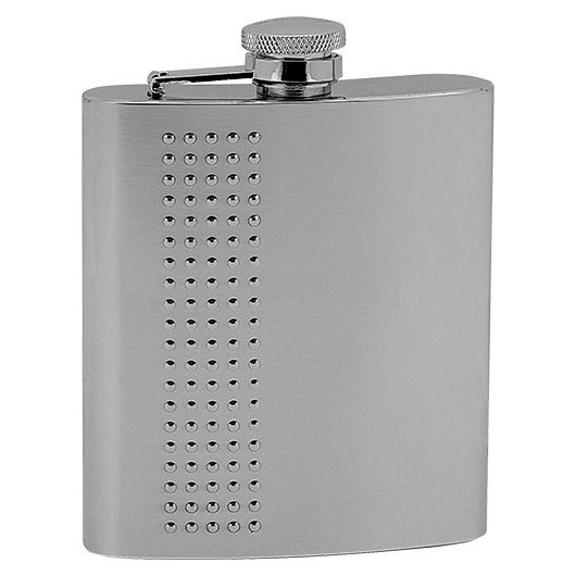 MEEX Ocelová kapesní lahev - placatka 210ml v dárkovém balení - 98455