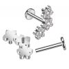 Piercing do brady - labreta TITAN, 1,2 x 8 mm
