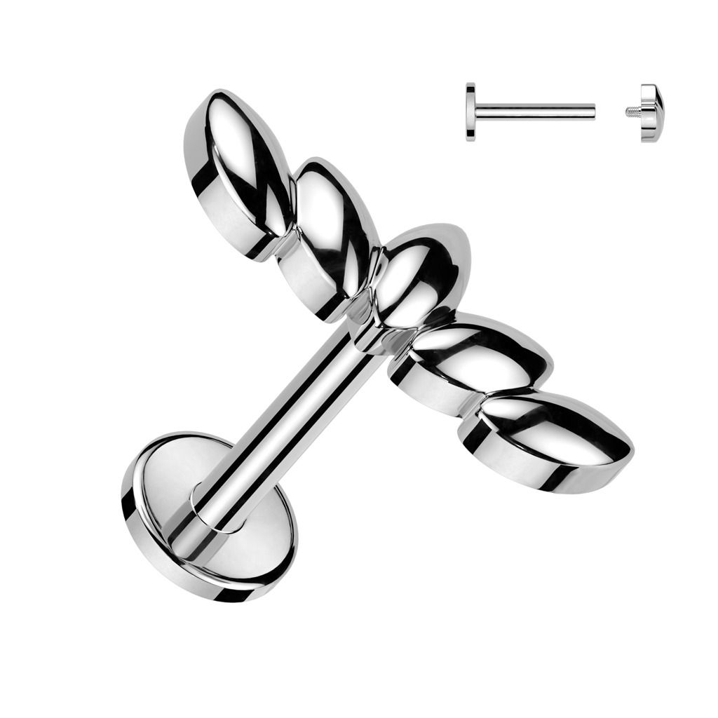 Levně S4U Piercing do brady labreta / cartilge (1,2 x 6 mm) - LB1118-1206